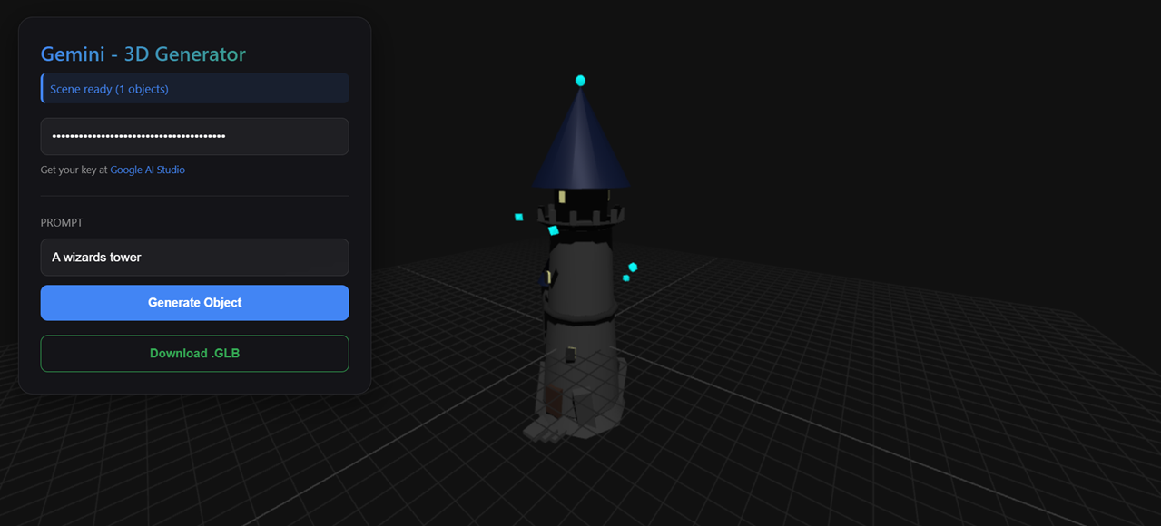 3D Object Generator screenshot
