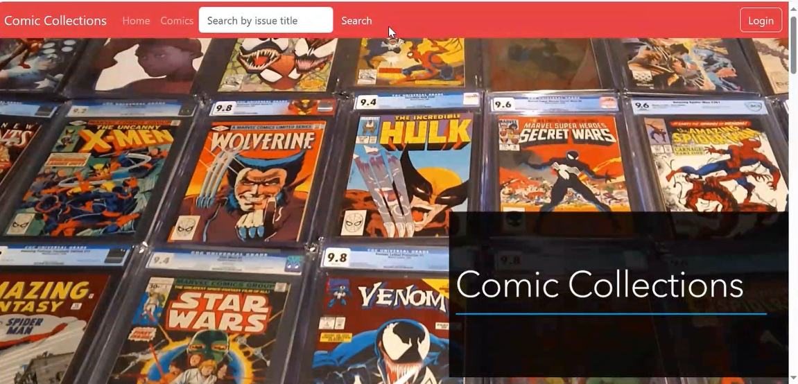 Comic Collections screenshot